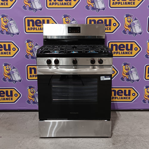 Frigidaire 5 Burner Gas Range with Even Baking Technology in Stainless Steel 25CR176 - FCRG3052BS - Scratch & Dent (Minor)