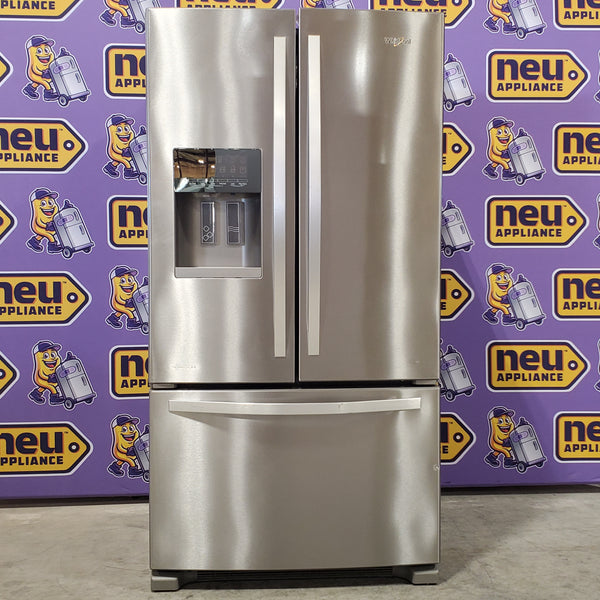 Whirlpool 36-inch 25 cu. ft. Wide French Door Refrigerator WRF555SDFZ Scratch & Dent - Minor