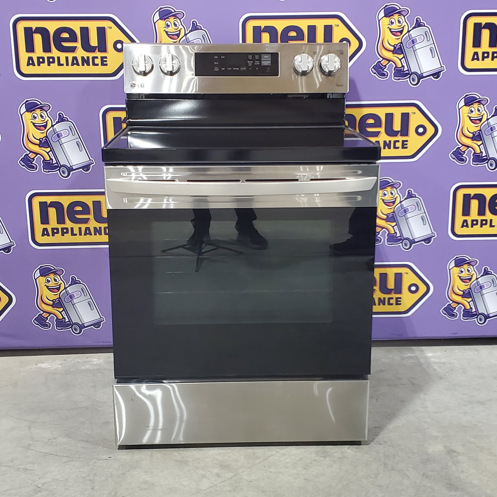 Pictures of LG Stainless Steel 6.3 cu ft. Smart Wi-Fi Enabled Electric Range with EasyClean 17SD1 - LREL6321S - Scratch & Dent (Minor) - Neu Appliance Outlet - Discount Appliance Outlet in Austin, Tx