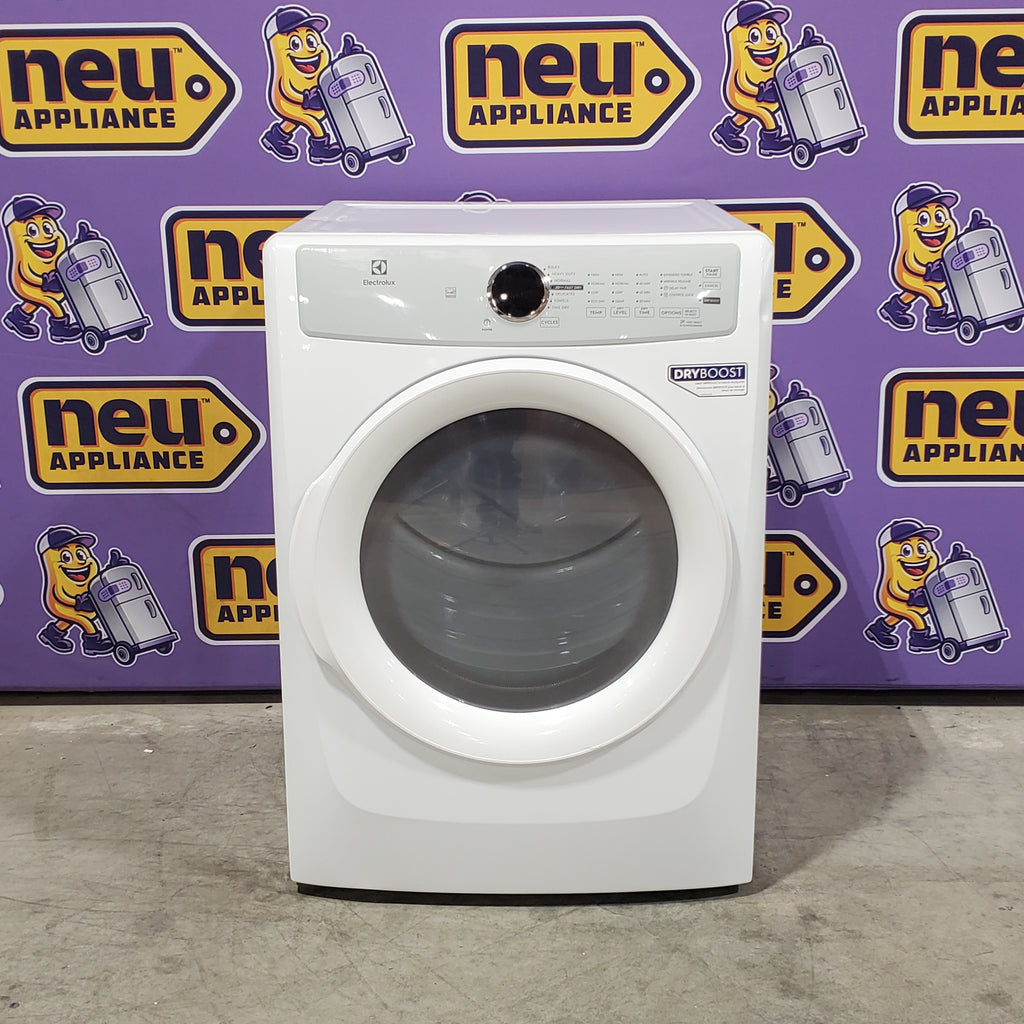 Pictures of Electrolux 300 Series 4.4 Cu. Ft. Front Load Washer with LuxCare® Wash System ELFW7337AW - Scratch & Dent (Minor) and Electrolux 300 Series 8.0 Cu. Ft. Electric Dryer 16099 - ELFW7337AW - Scratch & Dent (Minor) - Neu Appliance Outlet - Discount Appliance Outlet in Austin, Tx