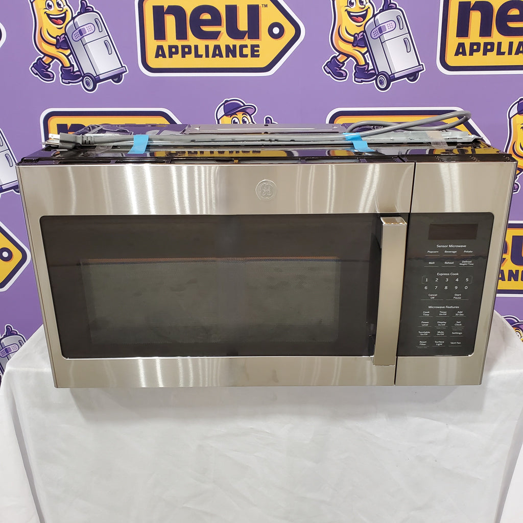 Pictures of GE® 1.7 Cu. Ft. Over-the-Range Sensor Microwave Oven in Stainless Steel 251317SD1280 - JVM6175SKSS - Open Box - Neu Appliance Outlet - Discount Appliance Outlet in Austin, Tx