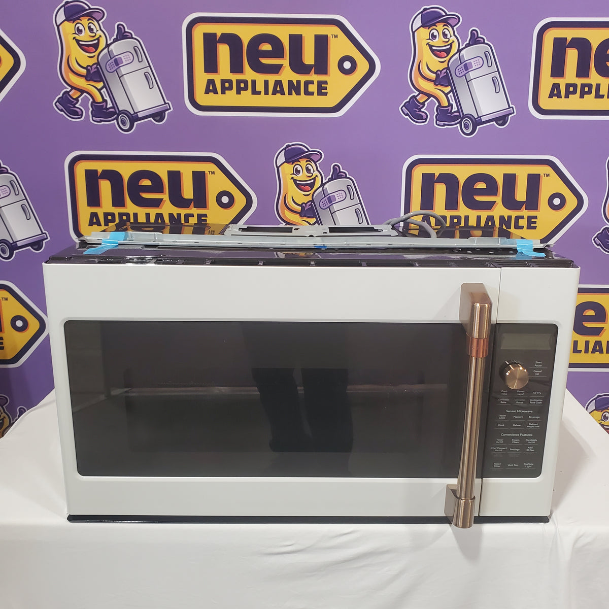 CAFÉ™ 1.7 Cu. Ft. Convection Over-the-Range Microwave Oven CVM517P4RW2 - Open Box