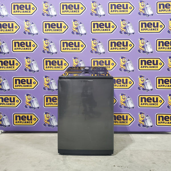 Samsung 28 Inch Top Load Washer with 5.0 Cu. Ft. Capacity Black Stainless Steel-WA50R5400AV-Certified Refurbished