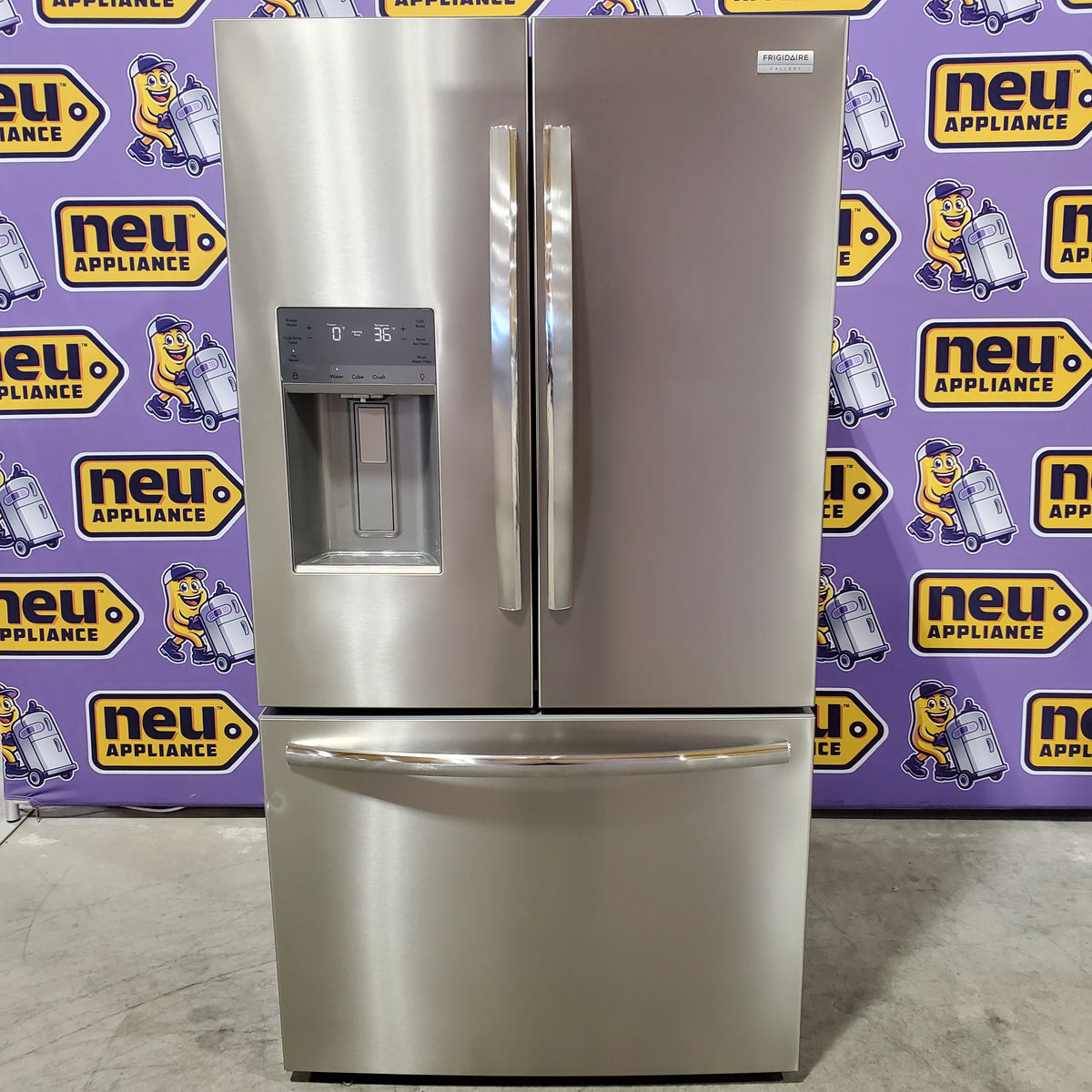 Frigidaire Gallery 28 Cu. Ft. Standard-Depth French Door Refrigerator in Stainless Steel 22231SD313 - GRFS2853AFL - Scratch & Dent (Minor)