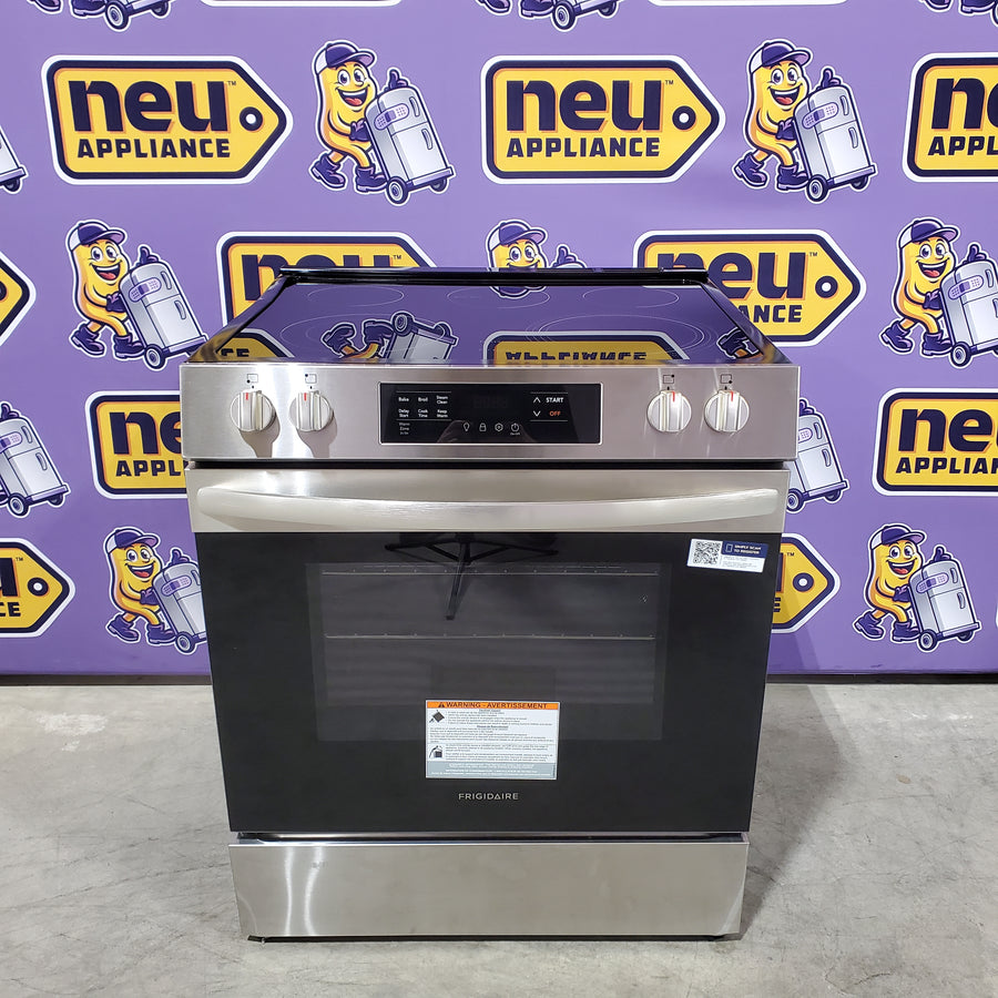 Frigidaire Stainless Steel Electric Range with Steam Clean and Even Bake Technology 20533SD672 - FCFE3062AS - Scratch & Dent (Minor)