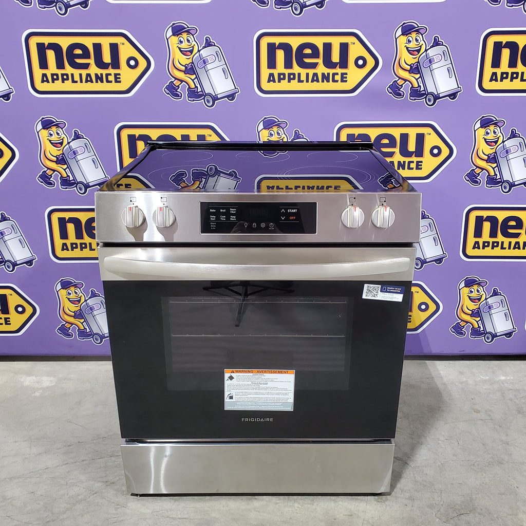 Pictures of Frigidaire Stainless Steel Electric Range with Steam Clean and Even Bake Technology 20533SD672 - FCFE3062AS - Scratch & Dent (Minor) - Neu Appliance Outlet - Discount Appliance Outlet in Austin, Tx