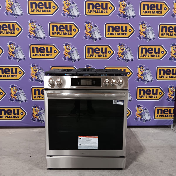 Frigidaire Gallery 6 cu. ft. 5 Burner Slide-In Gas Range with Total Convection and Air Fry in Smudge Proof Stainless Steel 4SD481 - GCFG3060BF - Scratch & Dent (Minor)