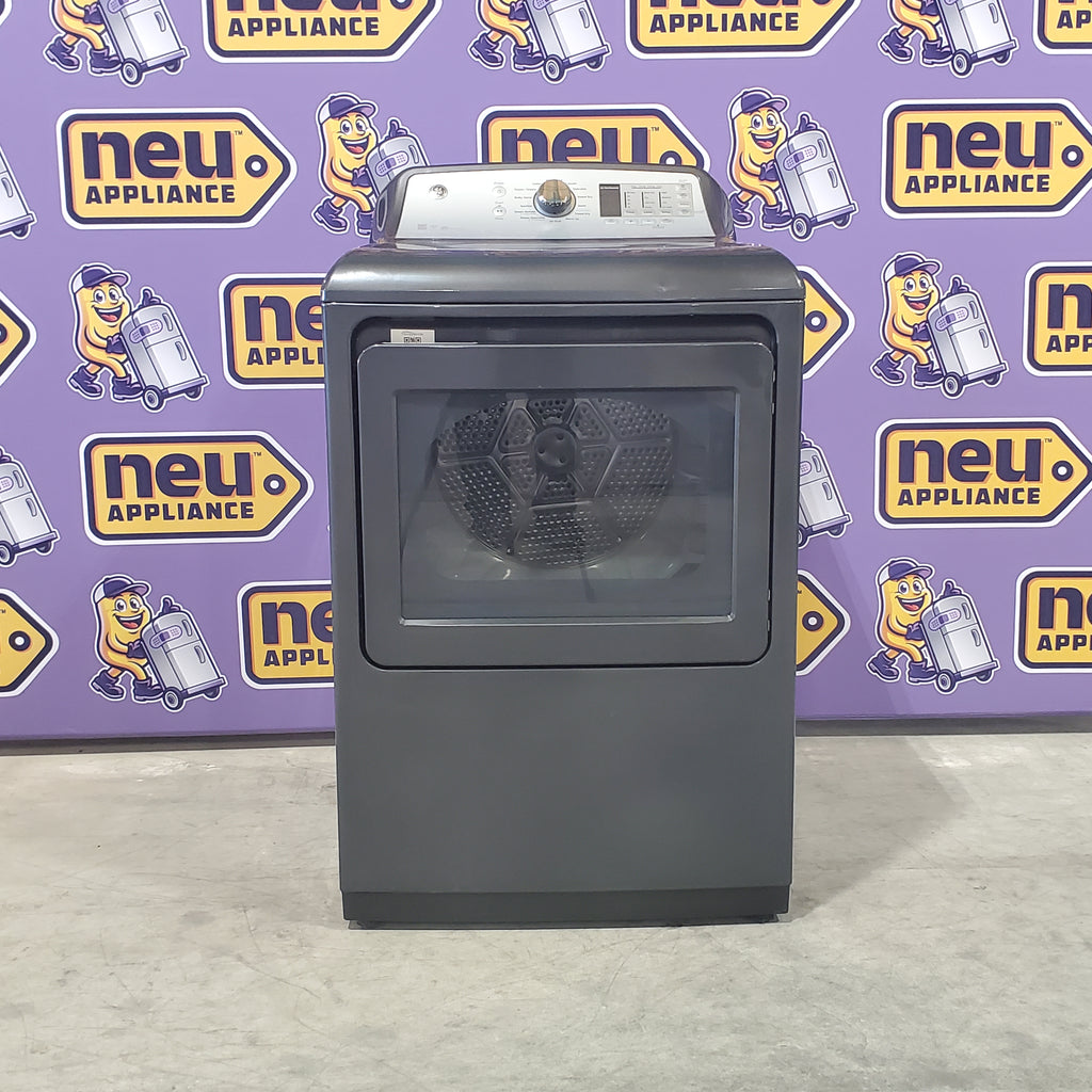 Pictures of GE Diamond Gray Smart Electric 7.4 Cu. Ft. Aluminized Alloy Drum Dryer with Sensor Dry GTD75ECPLDG - Certified Refurbished - Neu Appliance Outlet - Discount Appliance Outlet in Austin, Tx
