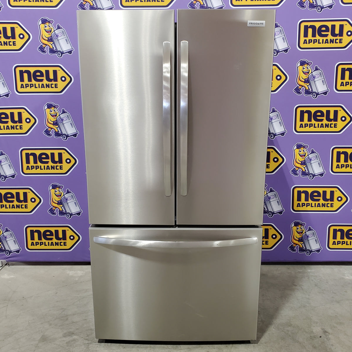 Frigidaire 29 Cu. Ft. Standard-Depth French Door Refrigerator in Stainless Steel 20132SD377 - FRFN2813AF - Scratch & Dent (Moderate)