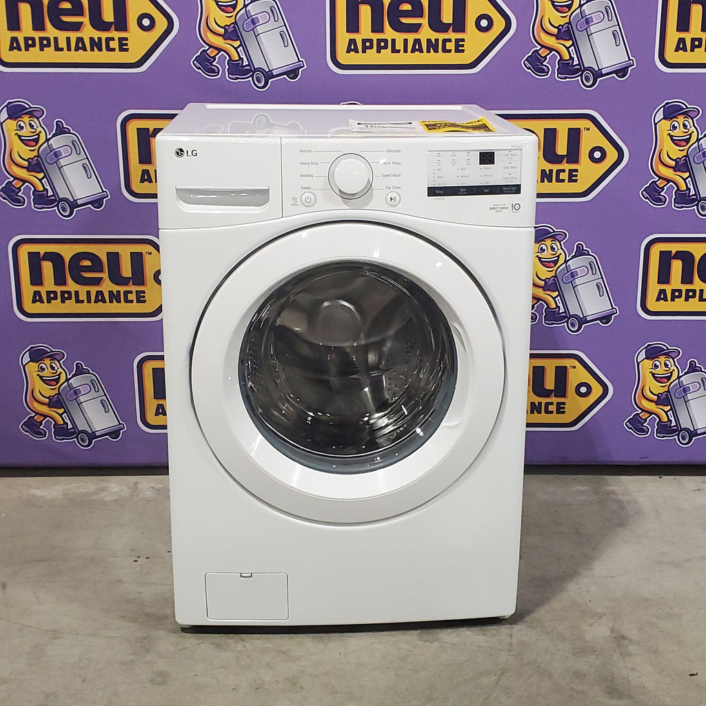 LG Ultra Large Capacity Front Load 4.5 Cu. Ft. Washer in White with ColdWash Technology 22SD045 - WM3400CW - Open Box