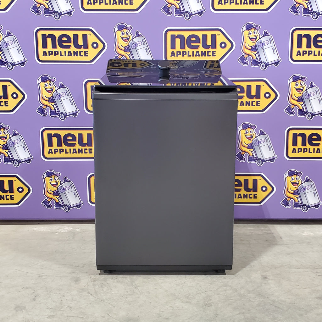 Pictures of LG 5.3 cu. ft. Capacity Top Load Washer with 4-Way® Agitator and EasyUnload™ WT8405CB - Open Box and LG 7.3 cu. ft. Capacity Smart Rear Control Electric Dryer with AI Sensing, EasyLoad™ Door DLE8400BE - Open Box - Neu Appliance Outlet - Discount Appliance Outlet in Austin, Tx