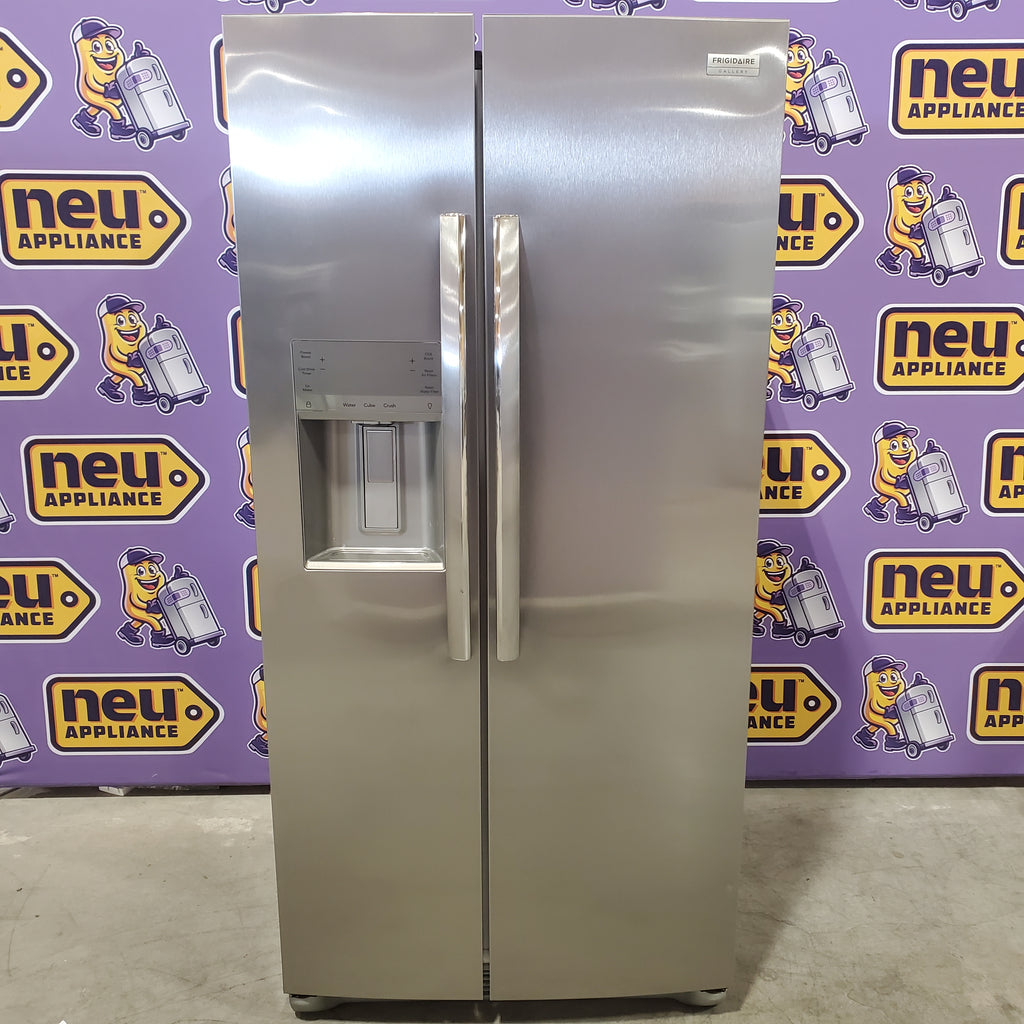 Pictures of Frigidaire Gallery 22 Cu. Ft. 33" Standard-Depth Side-by-Side Refrigerator 31134SD216 - GRSS2352AF - Scratch & Dent (Moderate) - Neu Appliance Outlet - Discount Appliance Outlet in Austin, Tx