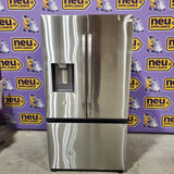 Samsung Bespoke AI Counter-Depth Sphere Ice 26-cu ft 36-in Wide French Door Refrigerator with Dual Ice Maker ( Fingerprint Resistant Stainless Steel ) ENERGY STAR Certified RF70F27SER - Scratch & Dent (Moderate)