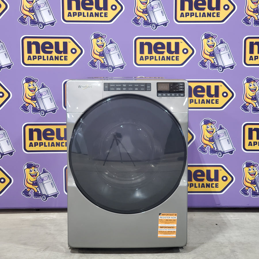Whirlpool 5.0 Cu. Ft. Front Load Washer with Quick Wash Cycle WFW6605MC - Open Box