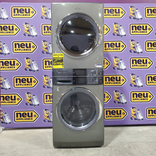 Pictures of Electrolux Titanium 600 Series Laundry Tower Single Unit 4.5 cu ft Washer & 8 cu ft Electric Dryer ELTE7600AT - Scratch & Dent (Minor) - Neu Appliance Outlet - Discount Appliance Outlet in Austin, Tx