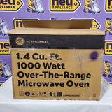 GE 24 in. 1.4 cu. ft. Over-The-Range Microwave Oven in Stainless Steel with Sensor Cooking SA319 - GVMB14S4WSS - Open Box