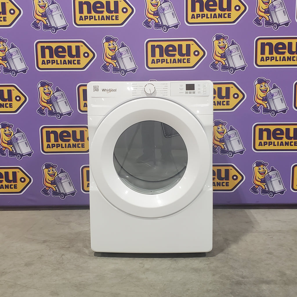 Pictures of Whirlpool 7.4 cu. ft. ENERGY STAR® Front Load Electric Dryer with Wrinkle Shield™ Option - 19SD032 - WED4720RW - Scratch & Dent (Minor) - Neu Appliance Outlet - Discount Appliance Outlet in Austin, Tx