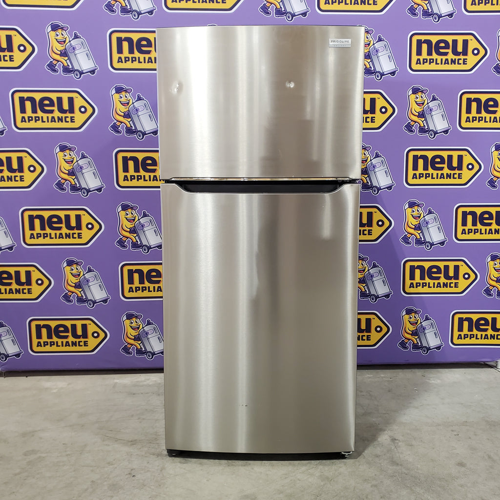 Frigidaire Gallery 20 Cu. Ft. 30-inch Wide Garage Ready Top Freezer Refrigerator in Stainless Steel 3SD1006 - GRTE2055AF - Scratch & Dent (Minor)