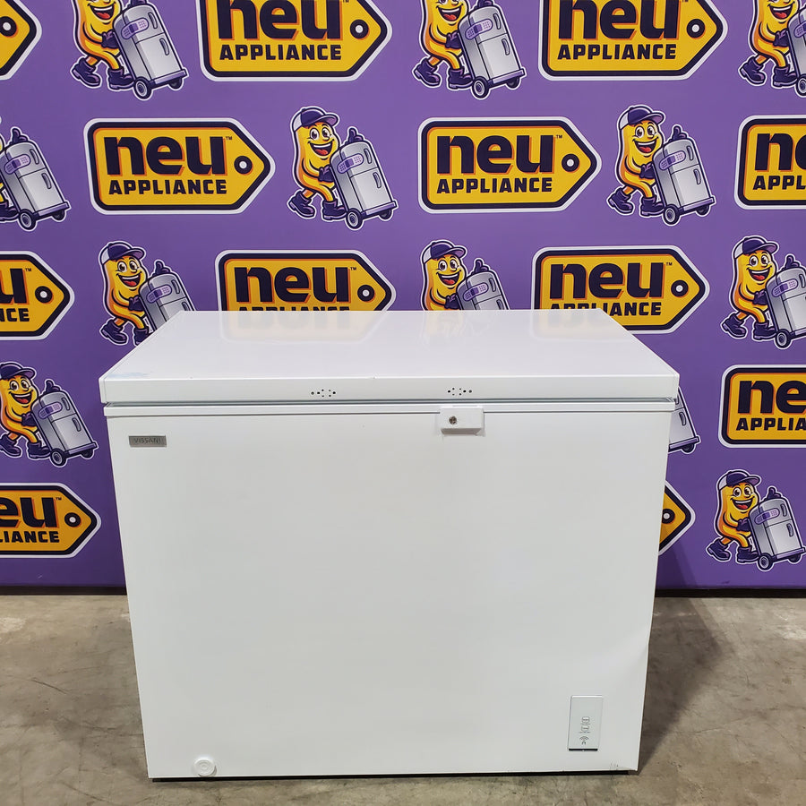 Vissani 8.8 cu. ft. Manual Defrost Convertible Garage Ready Chest Freezer in White, Powered by Hubspace 251310SD878 - MDCF9WH - Scratch & Dent (Minor)