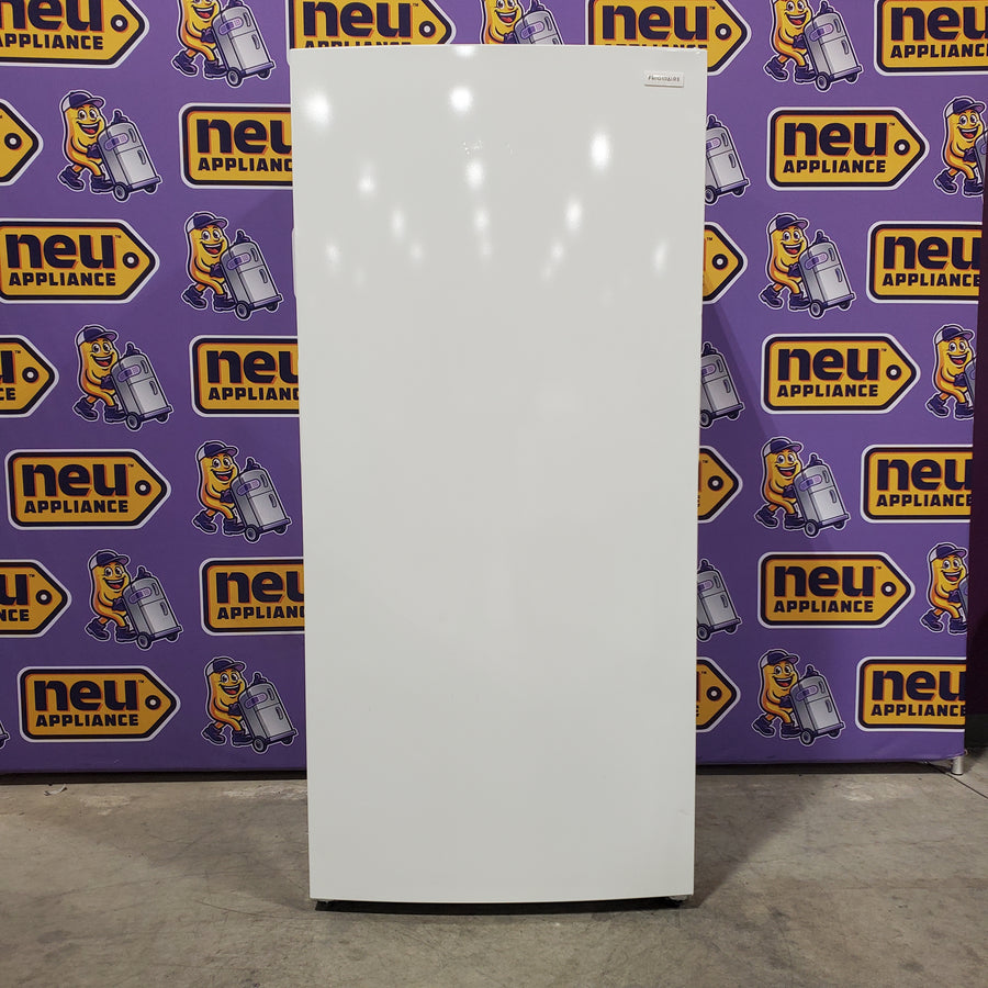 Frigidaire 20 Cu. Ft. Garage Ready Upright Freezer in White 3SD431 - FRUF2020AW - Scratch & Dent (Moderate)