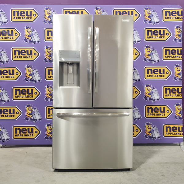Frigidaire 27.8-cu ft French Door Refrigerator with Dual Ice Maker (Fingerprint Resistant Stainless Steel) ENERGY STAR-GRFS2853AF-Scratch and Dent - (Minor)