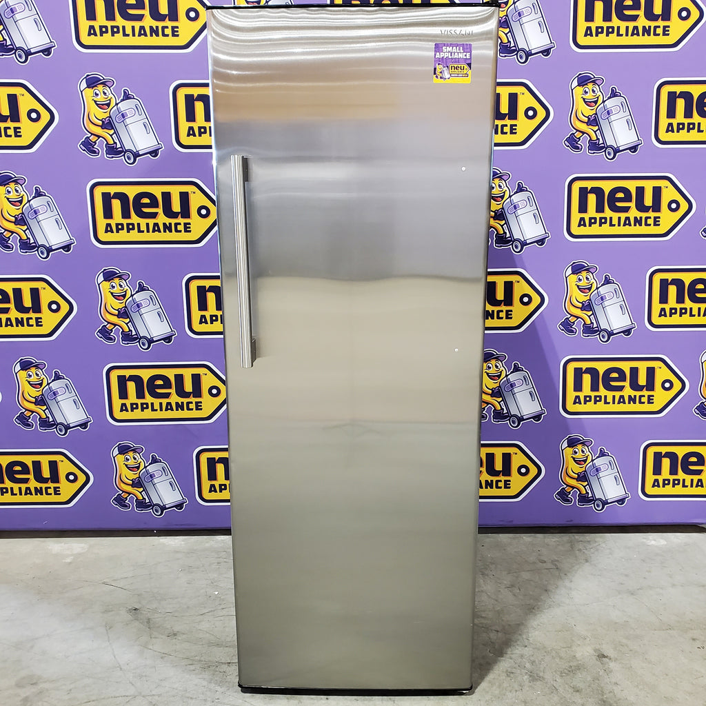 Pictures of Vissani 24 in. 11 cu. ft. Convertible Auto Defrost Garage Ready Upright Freezer/Refrigerator in Stainless Steel, Energy Star SA309 - VSF11US2A16 - Scratch & Dent (Minor) - Neu Appliance Outlet - Discount Appliance Outlet in Austin, Tx