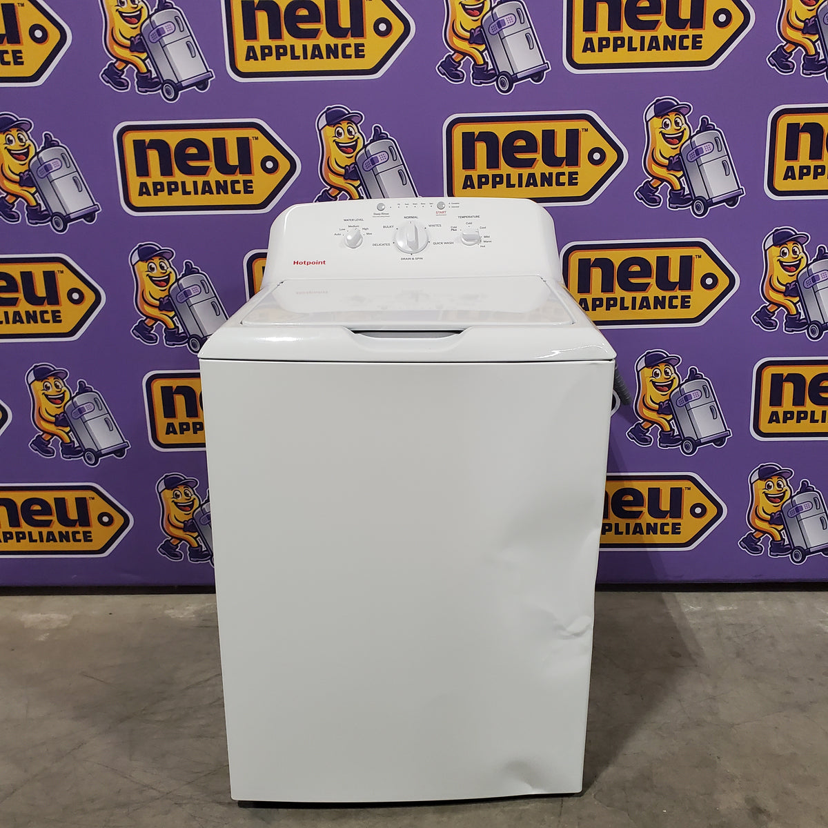 Hotpoint® 4.0 cu. ft. Capacity Washer with Cold Plus and Water Level Control 251313SD1061 - HTW265ASWWW - Scratch & Dent (Major)