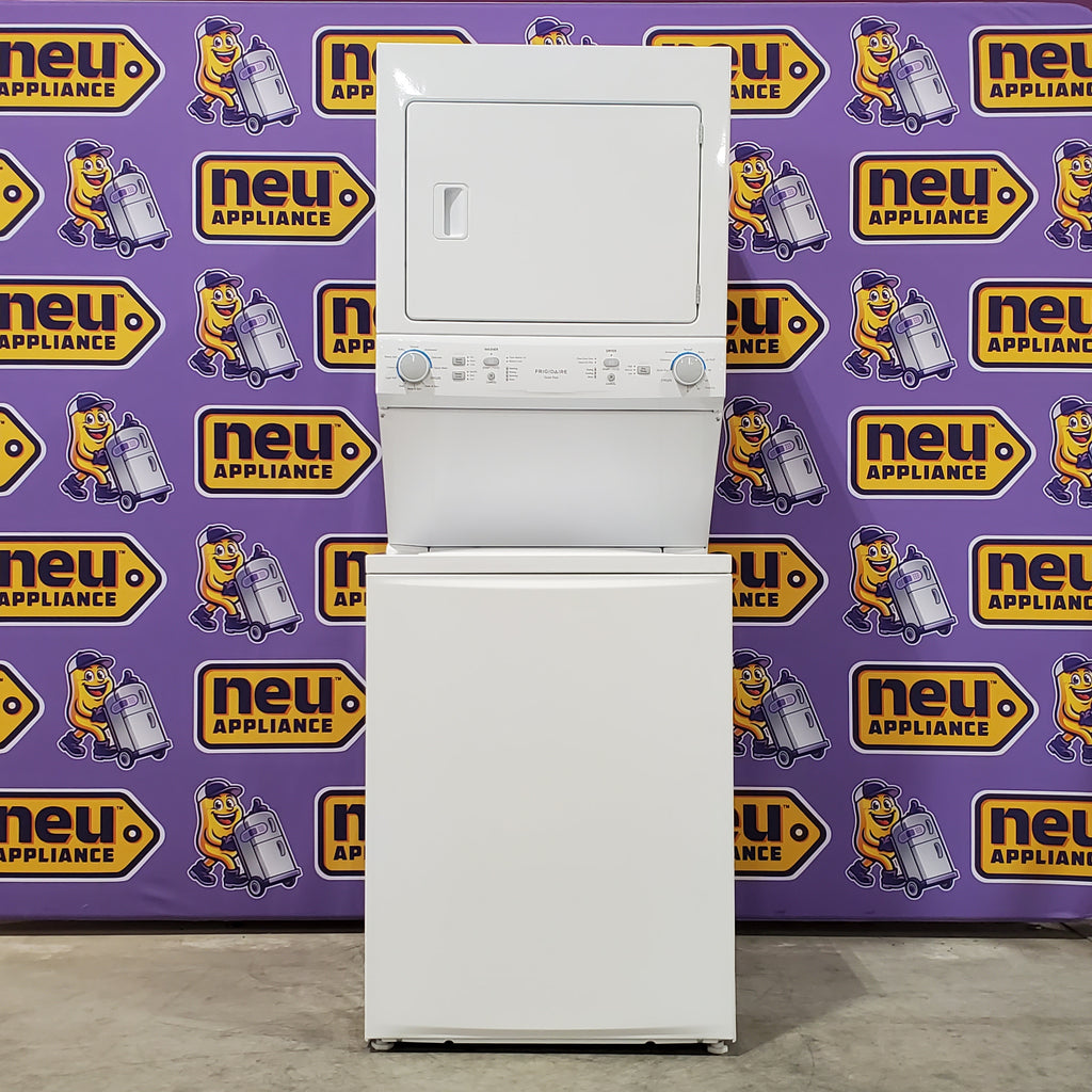 Pictures of Frigidaire Electric Washer/Dryer Laundry Center - 3.9 Cu. Ft Washer and 5.5 Cu. Ft. Dryer FLCE7522AW - Open Box - Neu Appliance Outlet - Discount Appliance Outlet in Austin, Tx