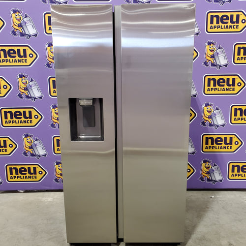 Samsung 27.4-cu ft Side-by-Side Refrigerator with Ice Maker in Fingerprint Resistant Stainless Steel 22133SD187 - RS27T5200SR - Scratch & Dent (Minor)