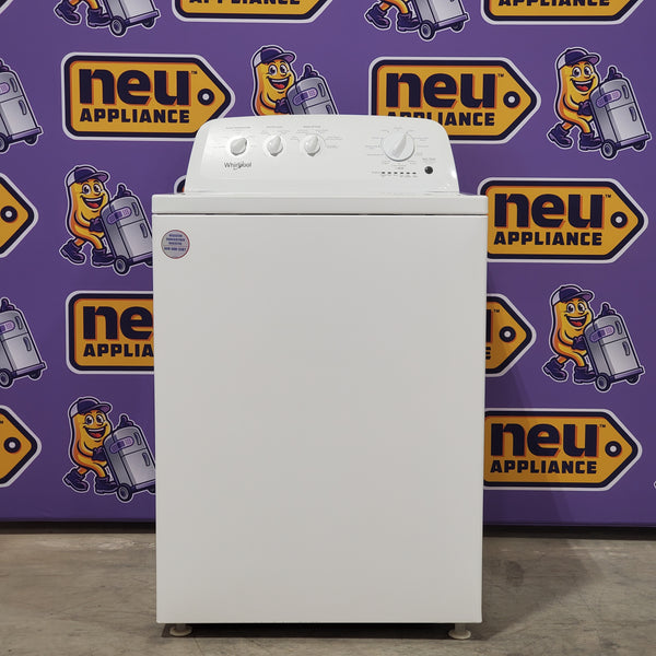 Whirlpool White Top Load 3.8 Cu. Ft. Washer with Late Lid Lock WTW4655JW2 - Certified Refurbished