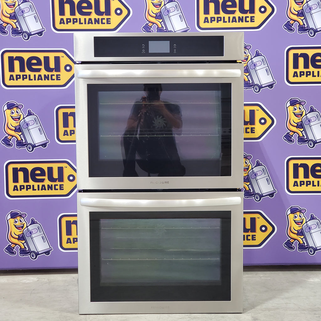 Pictures of Frigidaire 30" Double Electric Wall Oven with Fingerprint Resistant Stainless Steel and Self Cleaning FCWD302LAF - Open Box - Neu Appliance Outlet - Discount Appliance Outlet in Austin, Tx