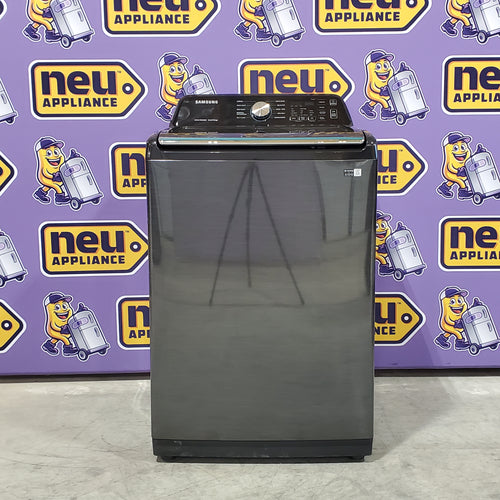 Pictures of Samsung 4.7 cu. ft. Large Capacity Smart Top Load Washer with Active WaterJet in Brushed Black WA47CG3500AVA4 - Scratch & Dent (Minor) - Neu Appliance Outlet - Discount Appliance Outlet in Austin, Tx
