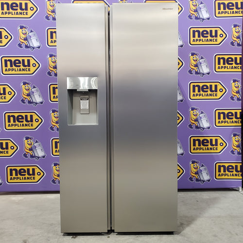 Hisense 29.1 cu. ft. Standard Depth Side by Side Refrigerator Stainless Steel 3SD718 - HRS290P5FSE - Open Box