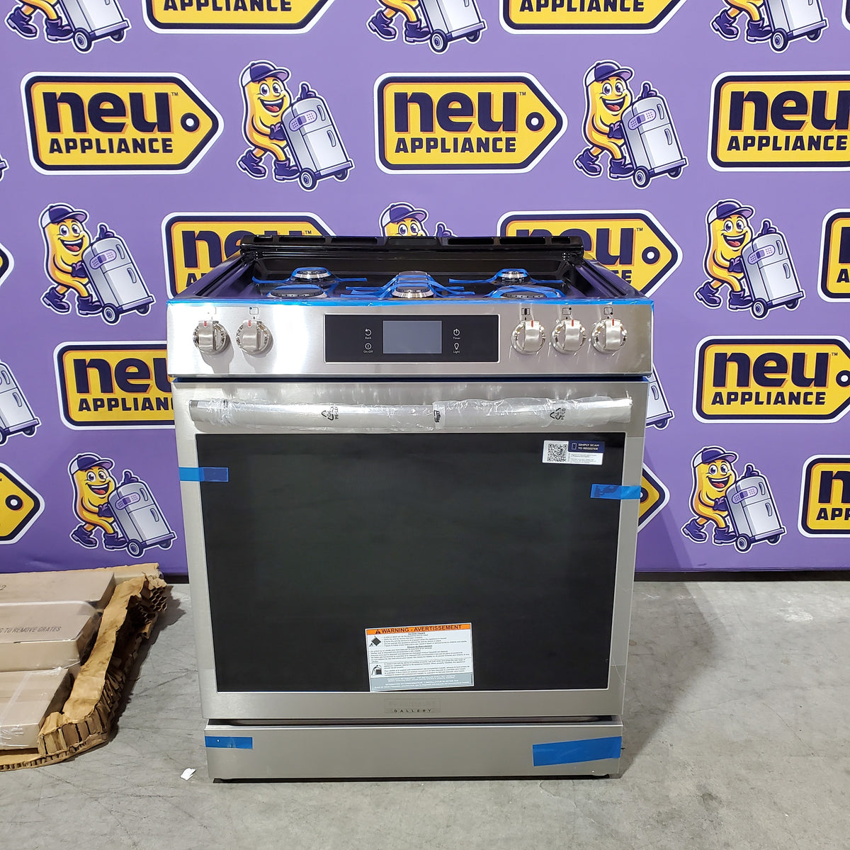 Frigidaire Gallery 6 cu. ft. 5 Burner Slide-In Gas Range with Total Convection and Air Fry in Smudge Proof Stainless Steel 20531SD490 - GCFG3060BF - Scratch & Dent (Minor)
