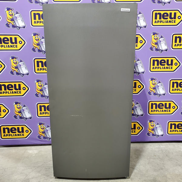 Frigidaire 20 Cu. Ft. Garage Ready Upright Freezer in Carbon 20132SD378 - FRUF2020AN - Scratch & Dent (Moderate)