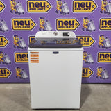 Maytag Top Load 4.8 cu ft Washer with Deep Fill and Slow-Close Glass Lid MVW6200KW - Scratch & Dent (Moderate) and Maytag 7.0 cu ft Electric Dryer with Moisture Sensing and Quick Dry Cycle T8713 - MED6200KW - Scratch & Dent (Minor)