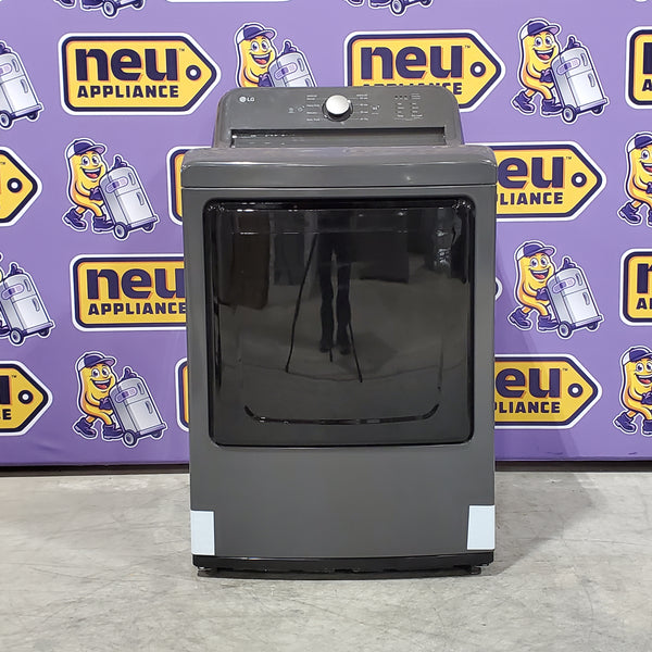 Monochrome Grey LG 7.3 cu. ft. Gas Dryer with Dial-A Cycle Knob ENERGY STAR and FlowSense Duct Clogging Indicator 3SD365 - DLG6101M - Open Box