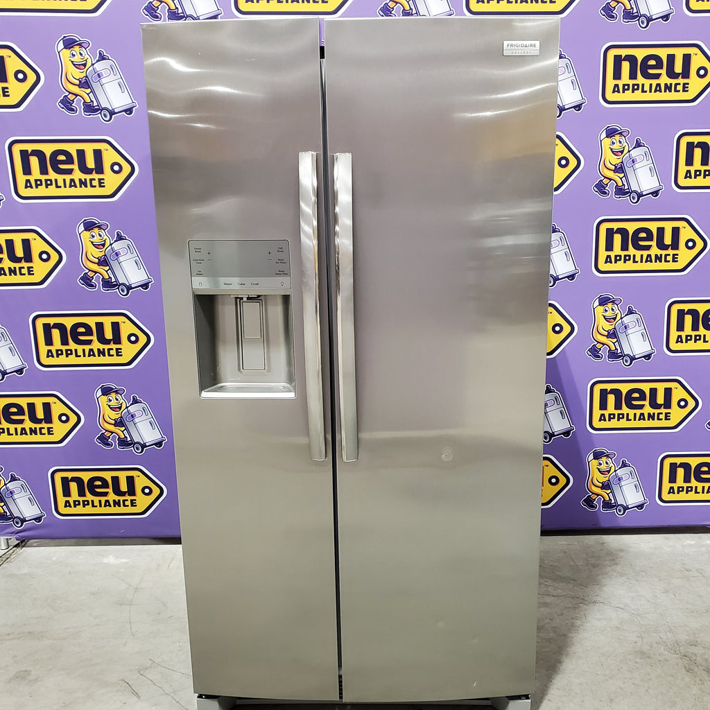 Pictures of Frigidaire Gallery Smudge Proof Stainless Steel 26 Cu. Ft. Side by Side Refrigerator with Bright LED Lighting 20231SD252 - GRSS2652AF - Scratch & Dent (Moderate) - Neu Appliance Outlet - Discount Appliance Outlet in Austin, Tx