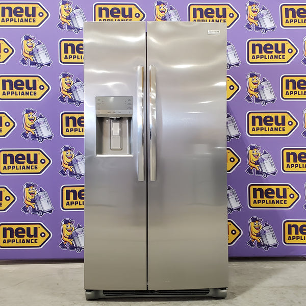 Frigidaire Gallery Smudge Proof Stainless Steel 26 Cu. Ft. Side by Side Refrigerator with Bright LED Lighting GRSS2652AF - Scratch & Dent - (Minor)