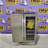 Velivi 24 in.Dual Zone 20-Wine Bottles and 88-Can Built-In and Freestanding with French Door Beverage Cooler in Stainless Steel 251315SD1077 - KMYL 120-2 - Scratch & Dent (Moderate)