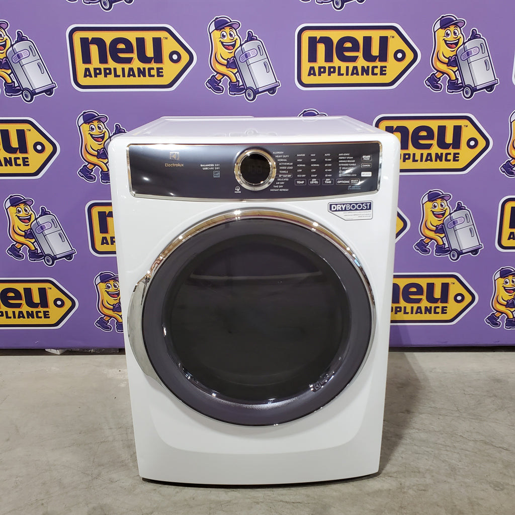 Pictures of Electrolux 8.0 cu. ft. Front Load Electric Dryer with Perfect Steam 22133SD199 - ELFE7637AW - Scratch & Dent (Minor) - Neu Appliance Outlet - Discount Appliance Outlet in Austin, Tx