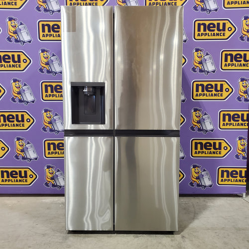 LG 23 cu. ft. Side-by-Side Counter-Depth Refrigerator with Smooth Touch Dispenser 21SD011 - LRSXC2306S - Open Box