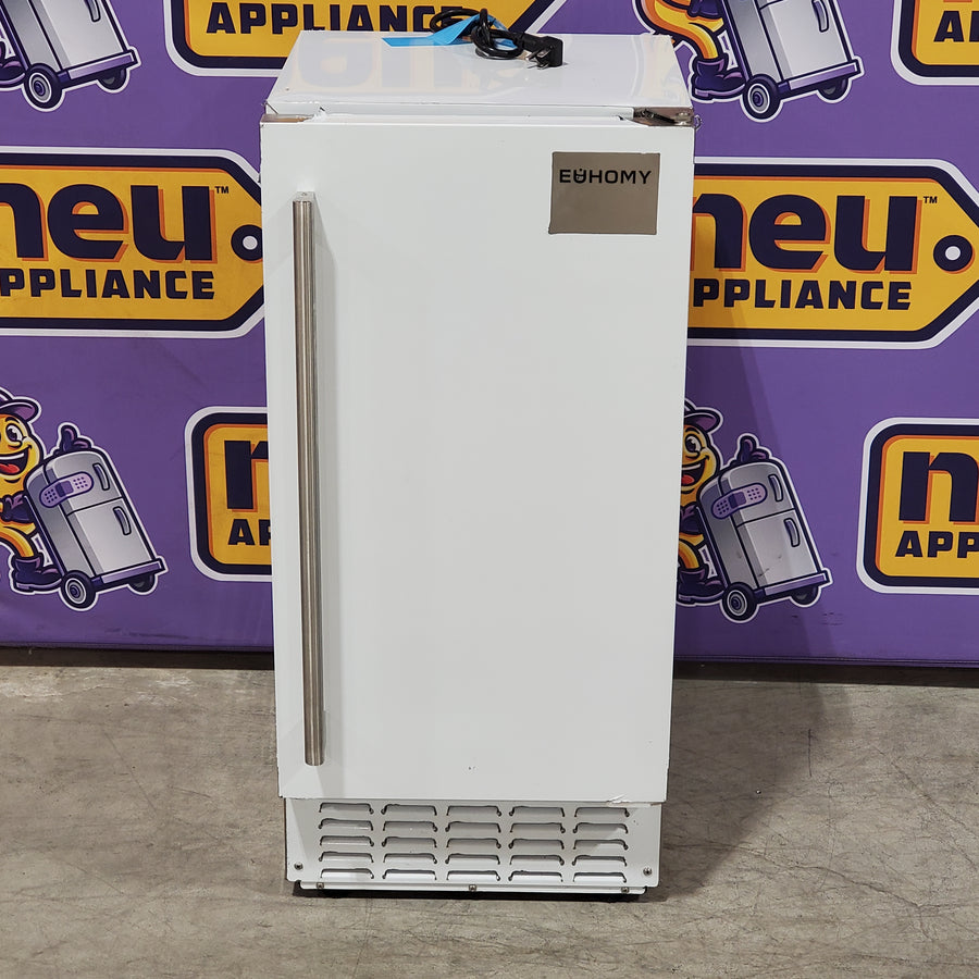 Euhomy 15 in. 66lbs/24H Nugget Ice Maker, Built-in/Freestanding, Ice Full Alert and Auto-Cleaning 25SA206 - NIMU-01 - Open Box