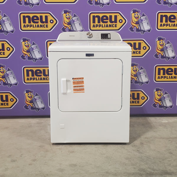 Maytag Top Load Gas 7.0 Cu. Ft. Dryer with Moisture Sensing MGD6200KW - Scratch and Dent (Minor)
