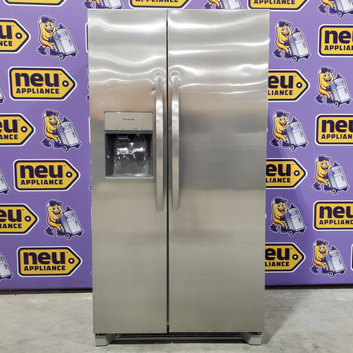 Frigidaire 22 Cu. Ft. Counter-Depth Side-by-Side Refrigerator in Stainless Steel 3SD968 - FRSC2333AS - Scratch & Dent (Moderate)