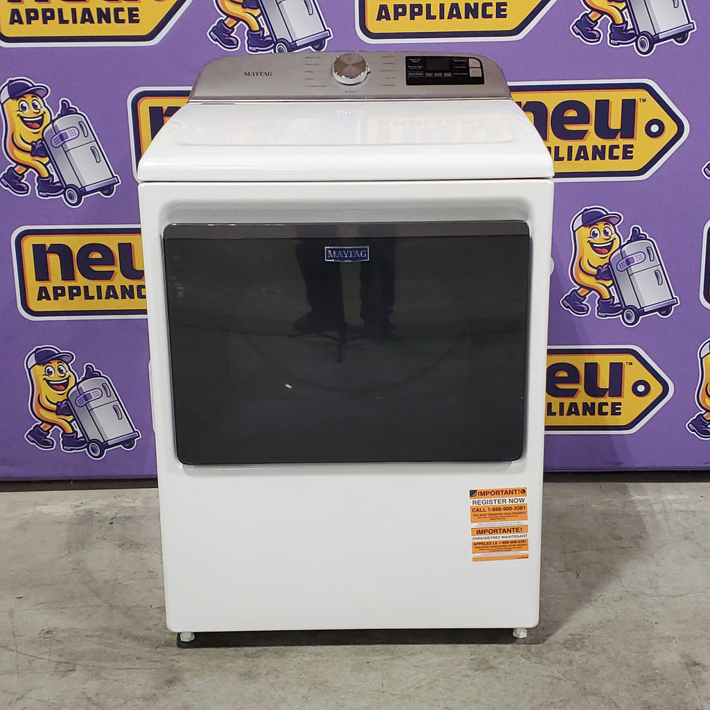 Pictures of Maytag 5.2 Cu. Ft. Top Load Agitator Washer with Extra Power and Smart Appliance MTW6205RW - Open Box and Maytag 7.4 Cu. Ft. Top Load Electric Dryer with Extra Power and Advanced Moisture Sensing 16124 - MED6205RW - Open Box - Neu Appliance Outlet - Discount Appliance Outlet in Austin, Tx
