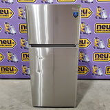 Midea 14 cu. ft. Garage Ready Top-Freezer Refrigerator in Stainless Steel 22231SD318 - MRT14D2BST - Scratch & Dent (Major)