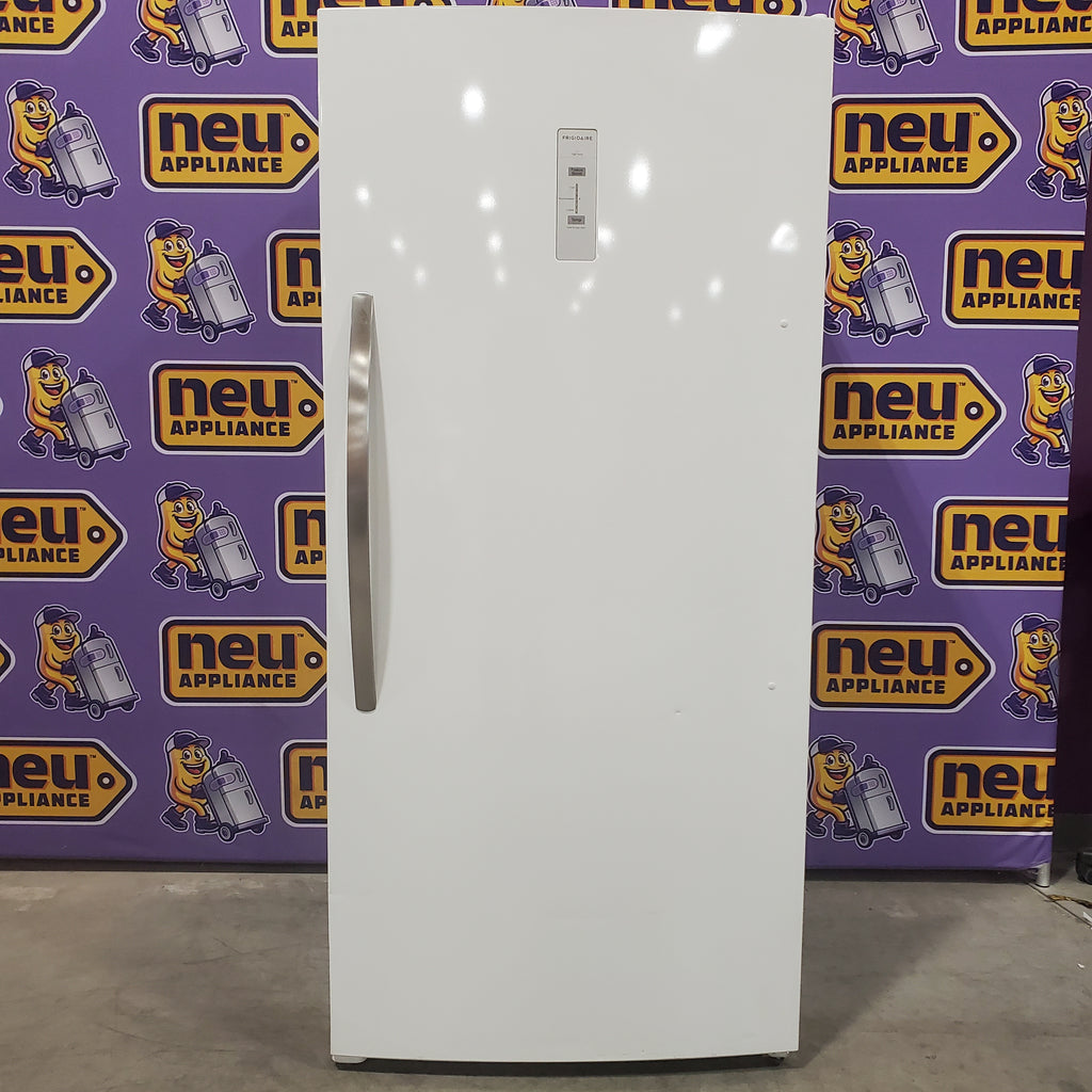 Pictures of Frigidaire 20 Cu. Ft. ENERGY STAR Garage Ready White Upright Freezer with EvenTemp™ Cooling System 20SD109 - FFUE2024AW - Scratch & Dent (Minor) - Neu Appliance Outlet - Discount Appliance Outlet in Austin, Tx