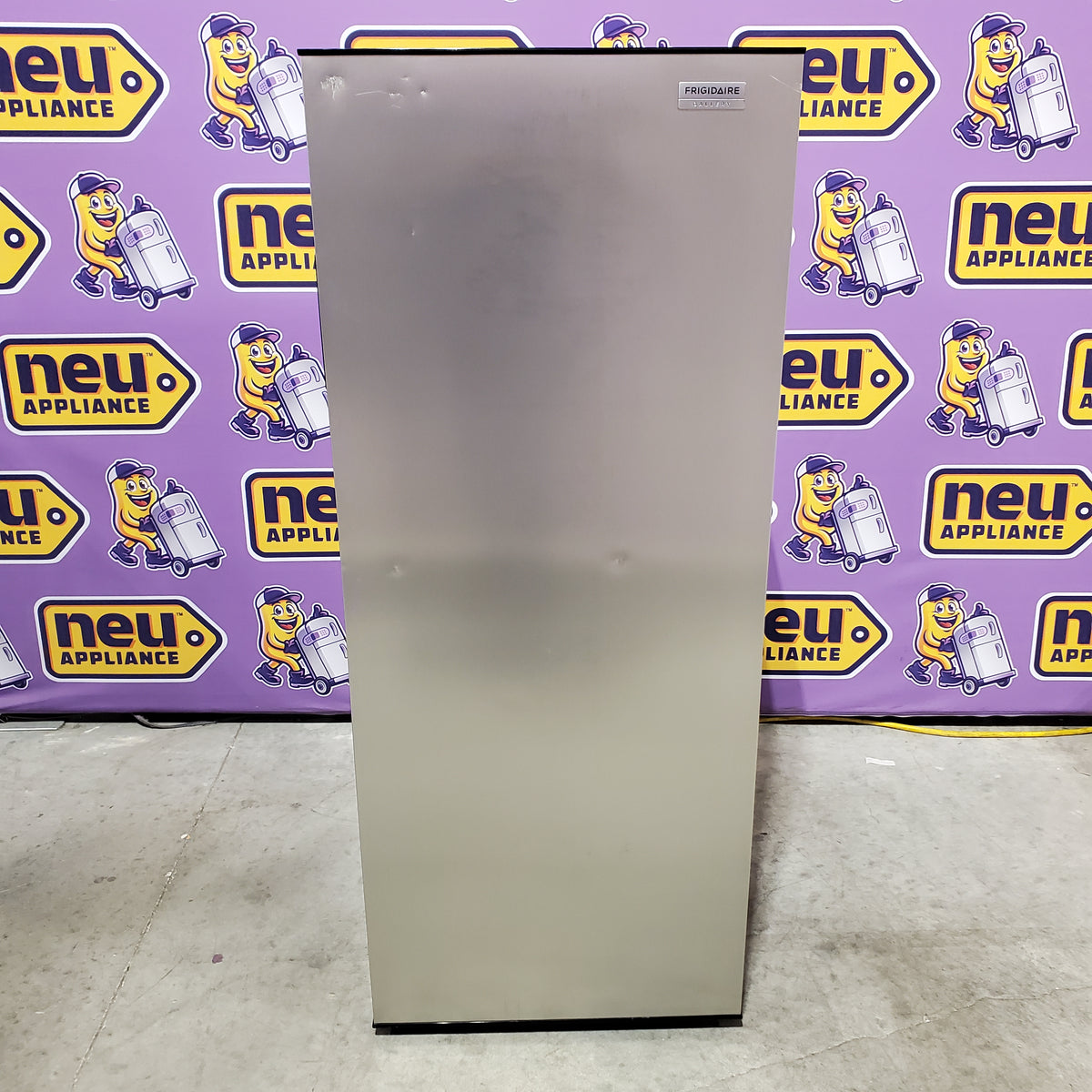 Frigidaire Upright Freezer in Stainless Steel SA676 - FGFRF1097 - Scratch & Dent (Moderate)