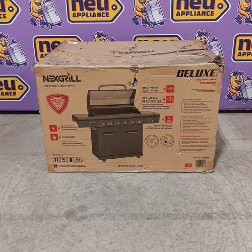 Nexgrill Deluxe 7-Burner Gas Grill with Stainless Steel Side Burner 30131SD48 - 720-0898E - New in Box